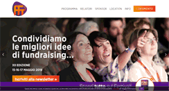 Desktop Screenshot of festivaldelfundraising.it